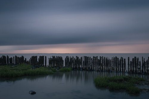 Zonsondergang Moddergat Nederland