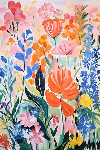 Bloemen in zachte kleuren