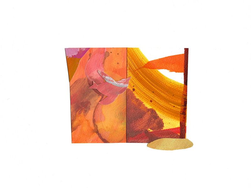 Collage ''Warmth'' van Sara Haver