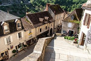 Het dorpje Rocamadour in Frankrijk