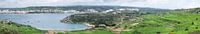 Extra large panoramic view over the bay in Malta van Werner Lerooy thumbnail