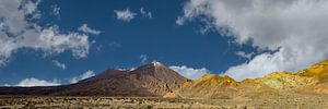 El Teide, Vulkan auf Teneriffa Spanien. Panoramafoto