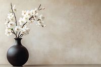 Blossom in minimalist vase