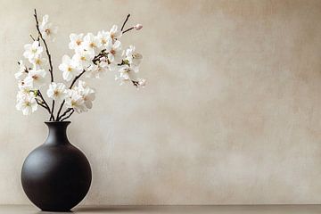 Blossom in minimalist vase by Imperial Art House