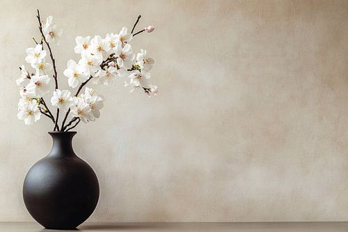 Fleur dans un vase minimaliste