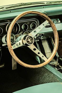 De vintage Ford Mustang
