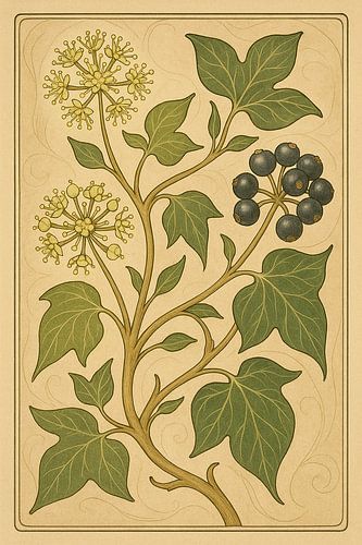 Klimop - Winterliches Schmuckstück im Jugendstil