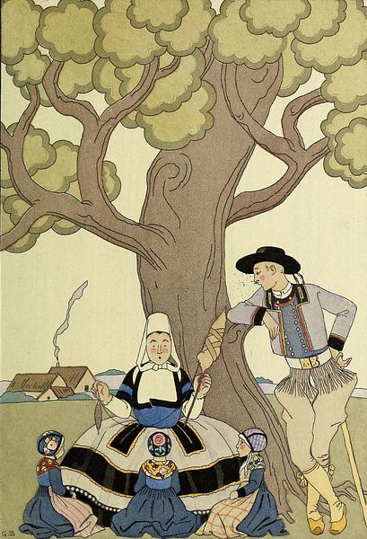 George Barbier - Falbalas et fanfreluches, Il était une fois (1925) van Peter Balan
