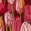 Feld voller Tulpen von AnkieArt