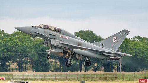 Royal Air Force Eurofighter Typhoon T3 tweezitter.