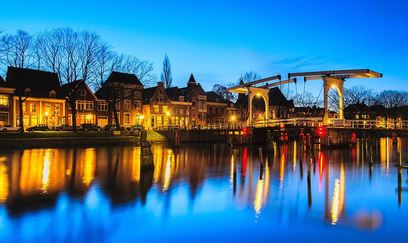 Avond in Weesp van Arjan Keers