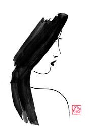 woman's profile by Péchane Sumie