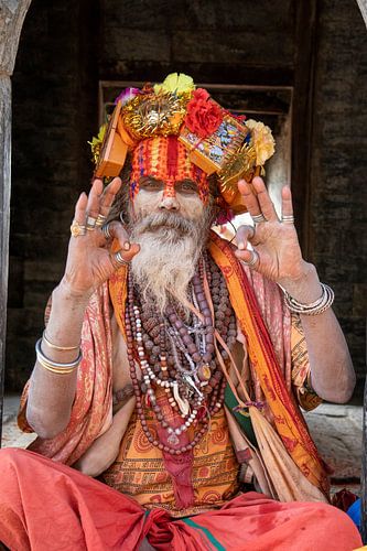 Sadhu (holy man) in Kathmandu - Nepal