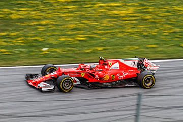 Kimi Räikkönen im Einsatz beim Großen Preis von Österreich 2017