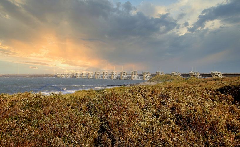 Sturmflutwehr Oosterschelde von Jose Lok