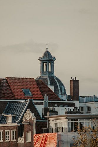 The buildings of Amsterdam