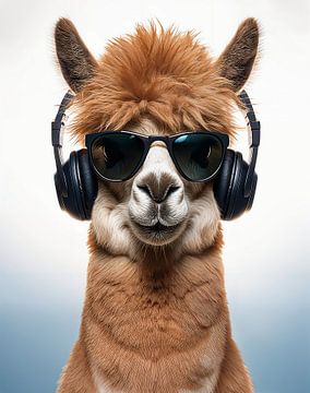 Stoere alpaca... van Ans Bastiaanssen