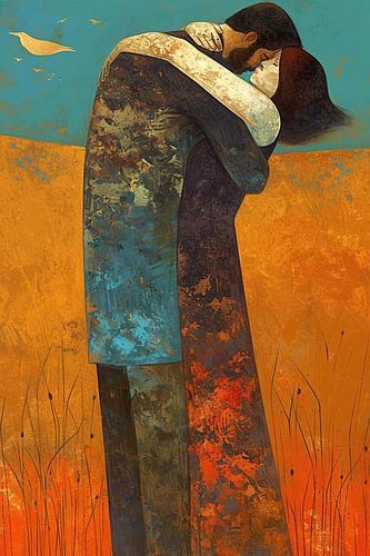 Love painting | Warm Embrace Glow