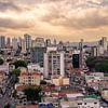 Coucher de soleil São Paulo Brésil sur Sonny Vermeer