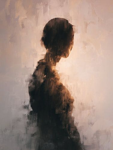 Abstrakte weibliche Silhouette