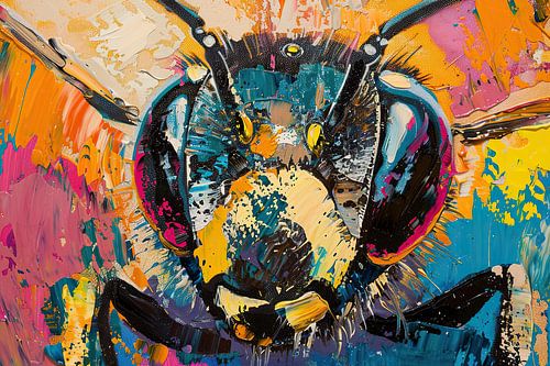 Blumen und Bienen modern