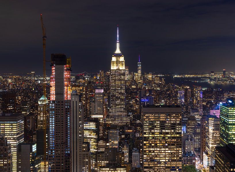 Skyline New York City - Empire State Building (U.S.A.) von Marcel Kerdijk