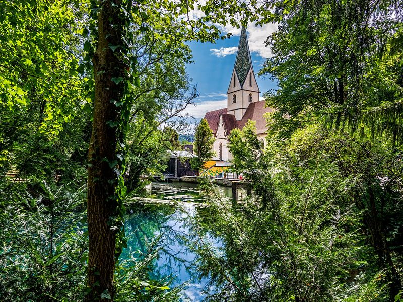 BLAUBEUREN : KLOOSTERKERK VAN BLAUBEUREN van Photoart-Naegele