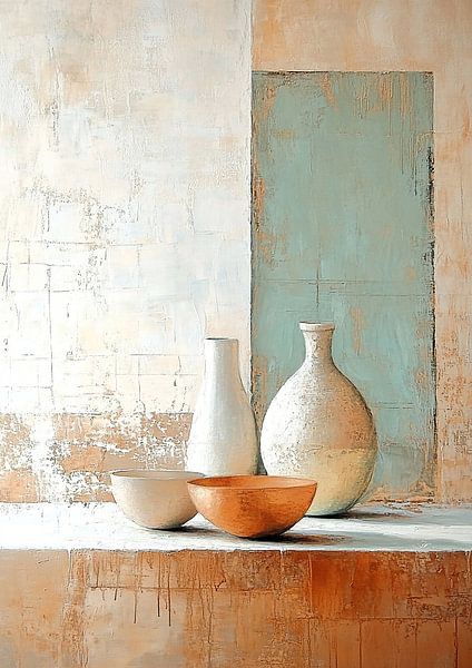Vases | Gentle Silence of Blues by Zen and More