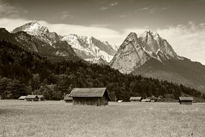 Zugspitzblick Sepia