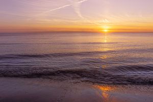 Sunset over the North Sea