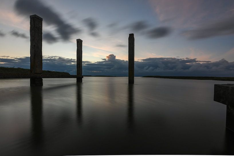 Avond in de haven / Harbour evening van Henk de Boer