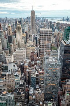 New York City from Top of the Rock (1) by Albert Mendelewski