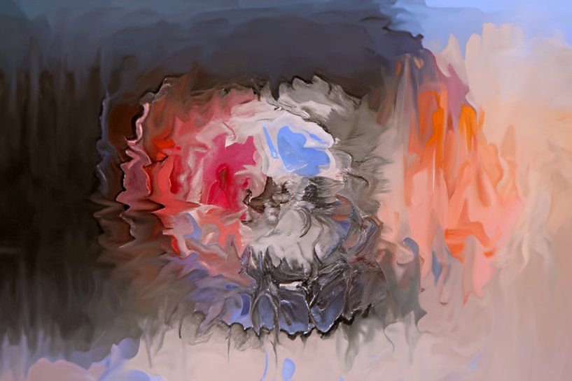 DIGITALE SCHILDERIJ : Verscheurde waarneming van Photoart-Naegele