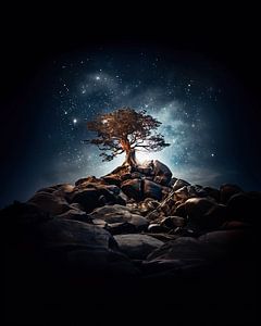Baum in der Nacht