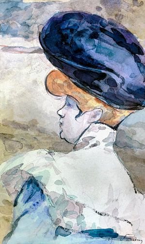 Vrouw in profiel, Henry Somm