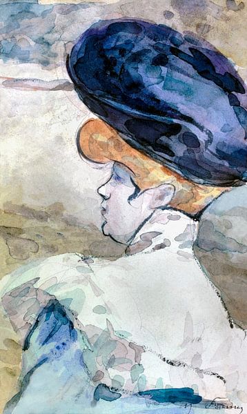 Vrouw in profiel, Henry Somm van Meesterlijcke Meesters