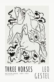 Leo Gestel - Three Horses by Old Masters