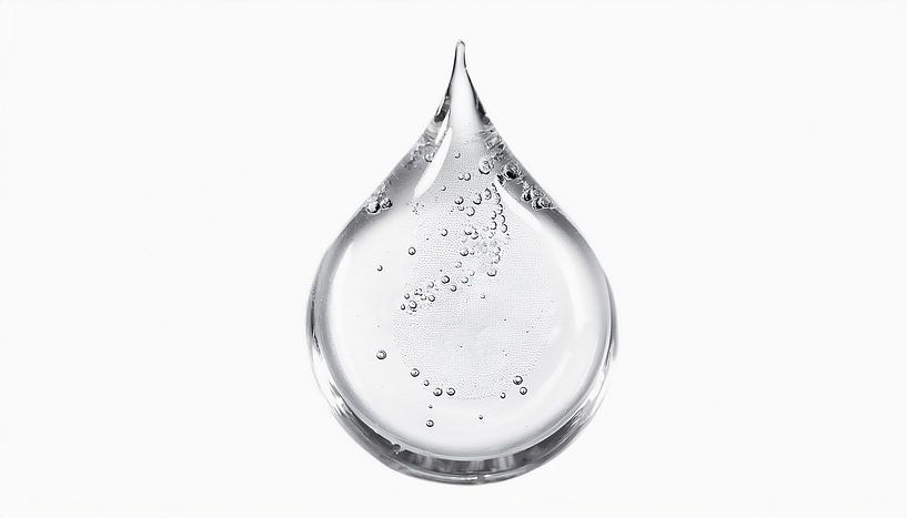 Gel with air bubbles transparent by Mustafa Kurnaz