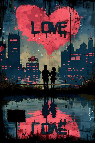 Abstract Love Ladder Target by Art & Soul Creations