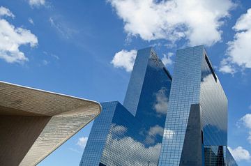 Delftse Poort bij Rotterdam Centraal van Peter Hofwegen