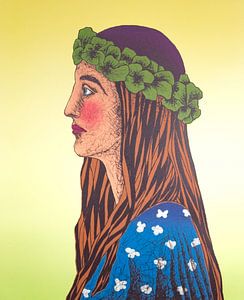 Femme avec un bandeau