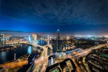 Beautiful view of Rotterdam skyline photo by Roy Poots