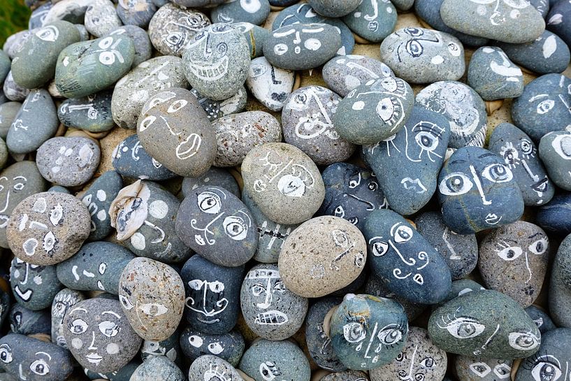 Gesichter auf Stein. von Marian Klerx