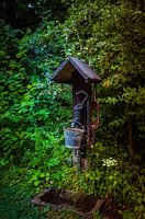 Old water pump in the garden