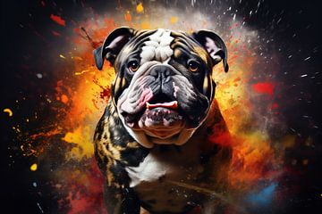 Engelse Bulldog van PhotoArtistWinni