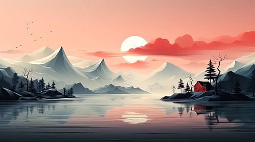 Tijdloos minimalisme: Rust aan het Water