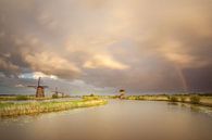 Regenboog molens Kinderdijk van Adrian Visser thumbnail