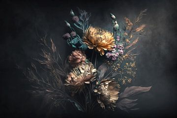 Blumenstrauß malen von Preet Lambon