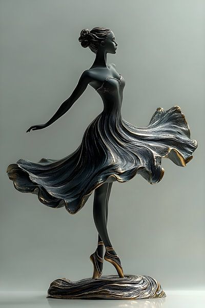 Sculpture de ballerine Nia par Manipulation melody