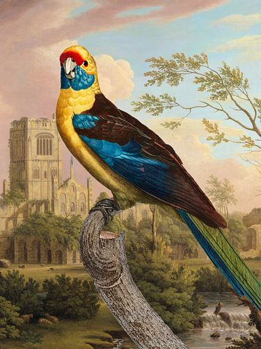 The Bird in the Landscape I by Marja van den Hurk